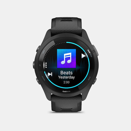 Garmin Forerunner 265 46mm Αδιάβροχο Smartwatch με Παλμογράφο (Black/Powder Gray) - Image 12