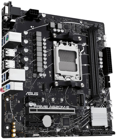 Asus Prime A620M-E-CSM Motherboard Micro ATX με AMD AM5 Socket 90MB1F50-M0EAYC - Image 5