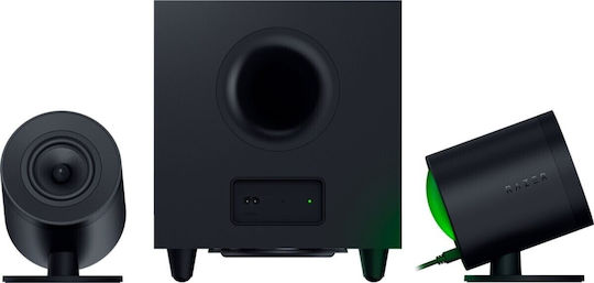 Razer Nommo V2 Ασύρματα Ηχεία Υπολογιστή 2.1 με RGB Φωτισμό και Bluetooth Ισχύος 300W Μαύρα - Image 6