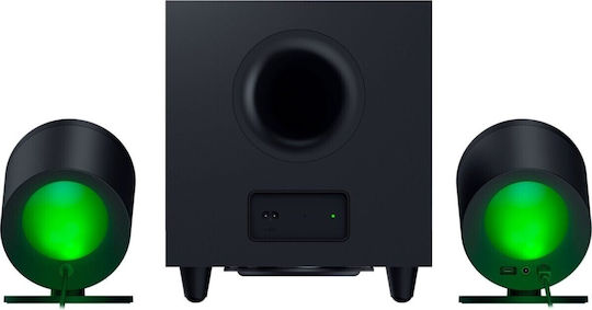 Razer Nommo V2 Ασύρματα Ηχεία Υπολογιστή 2.1 με RGB Φωτισμό και Bluetooth Ισχύος 300W Μαύρα - Image 2