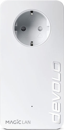 Devolo Magic 2 Lan Triple Powerline για Ενσύρματη Σύνδεση με Passthrough Πρίζα και 3 Θύρες Gigabit Ethernet - Image 4