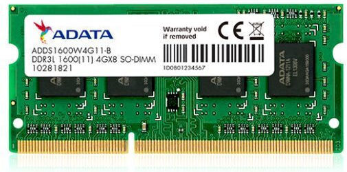 Adata DDR3 με Module 1x8GB και Ταχύτητα 1600 για Laptop ADDS1600W8G11-S - Image 3