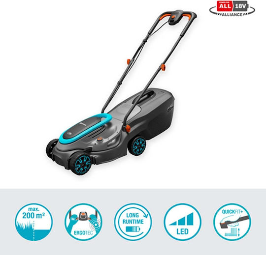 Gardena PowerMax 32/18V P4A Μηχανή Γκαζόν Μπαταρίας 14632-20 - Image 4