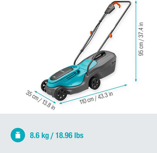 Gardena PowerMax 30/18V P4A Μηχανή Γκαζόν Μπαταρίας 14630-20 - Image 6