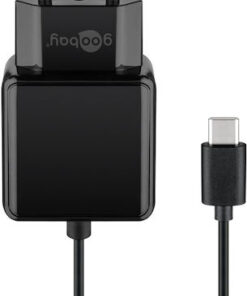 Alternative view of Goobay Φορτιστής με Ενσωματωμένο Καλώδιο USB-C 15W Μαύρος (45040)