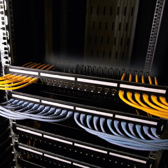 Legrand LCS³ Patch Panel Keystone για Rack 1U 24 Θυρών cat5e / cat6 / cat6a Μαύρο 632850 - Image 4