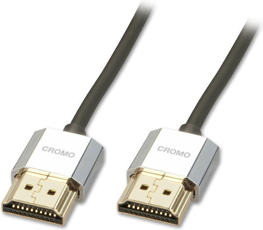 Lindy HDMI 2.0 Cable HDMI male - HDMI male 1m Μαύρο 41671 - Image 3