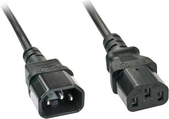 Lindy IEC C14 - IEC C13 Cable 2m Μαύρο 30331 - Image 2