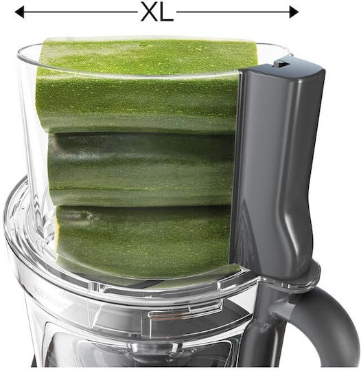 Kenwood Multipro Xl Weigh+ FDM72.990SS Πολυμίξερ 1000W με Κάδο 3lt και Κανάτα Μπλέντερ Ασημί - Image 4