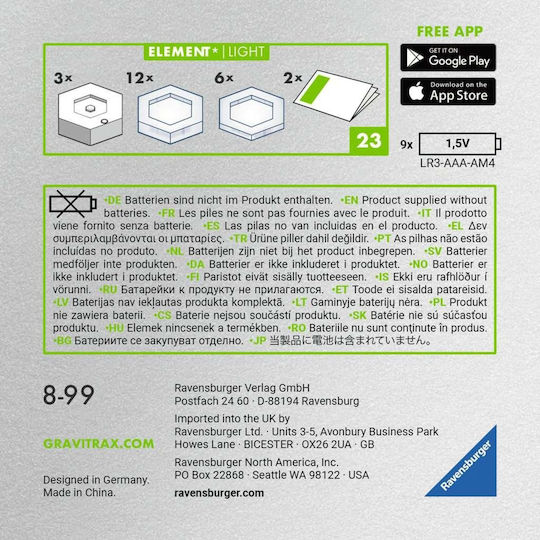 Ravensburger Element Light Εκπαιδευτικό Παιχνίδι Μηχανικής Gravitrax για 8+ Ετών 27467 - Image 2
