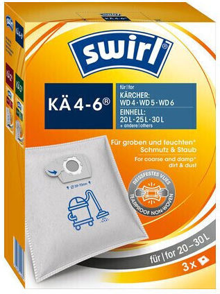 Swirl KAE 4-6 Σακούλες Σκούπας 3τμχ Συμβατή με Σκούπα Einhell - Image 2