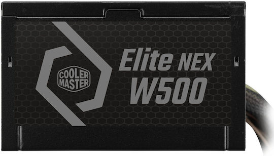 CoolerMaster Elite NEX White 500 500W Μαύρο Τροφοδοτικό Υπολογιστή Full Wired 80 Plus Standard - Image 4