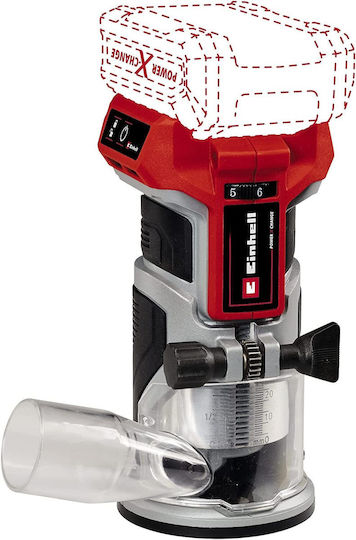 Einhell 4350412 Κουρευτικό Περιθωρίων 18V Χωρίς Καρβουνάκια (Brushless) Solo