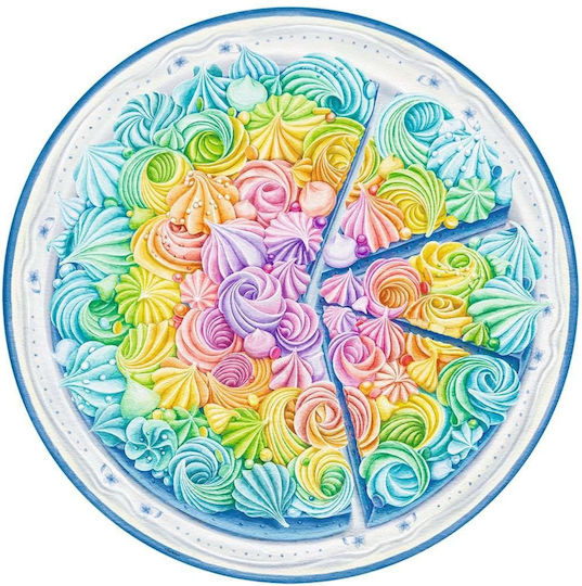 Puzzle Circle Colors - Rainbow Cake 2D 500 Κομμάτια 17349 - Image 2