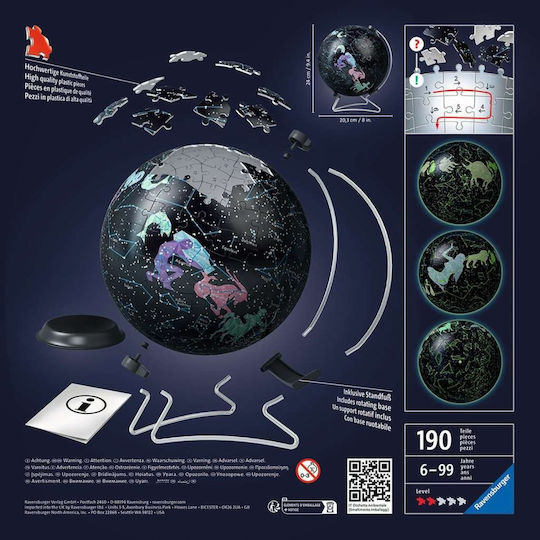 Puzzle Star Globe 3D 180 Κομμάτια 11544 - Image 3