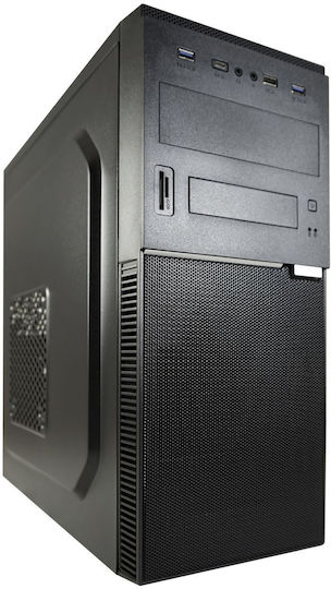 LC-Power 7041B Midi Tower Κουτί Υπολογιστή Μαύρο