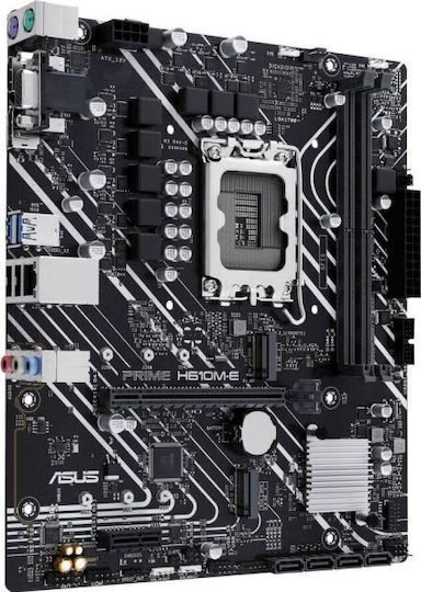 Asus Prime H610M-E-CSM Motherboard Micro ATX με Intel 1700 Socket 90MB1G10-M0EAYC - Image 2