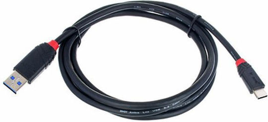 Lindy USB 3.2 Cable USB-C male - USB-A Μαύρο 1.5m (36917) - Image 3