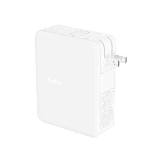 Belkin US socket Φορτιστής Χωρίς Καλώδιο με Θύρα USB-A και 3 Θύρες USB-C 140W Λευκός (WCH014BTWH) - Image 3