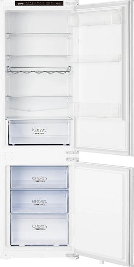 Gorenje Ψυγειοκαταψύκτης 246lt NoFrost Υ177.2xΠ54xΒ54εκ. Λευκός NRKI418EP1