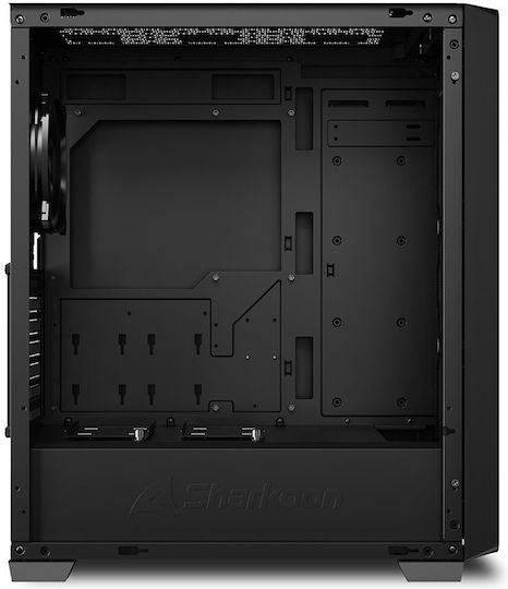 Sharkoon VS8 Gaming Micro Tower Κουτί Υπολογιστή με Πλαϊνό Παράθυρο Μαύρο - Image 4