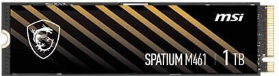 MSI Spatium M461 SSD 1TB M.2 NVMe PCI Express 4.0 S78-440L1D0-P83 - Image 2