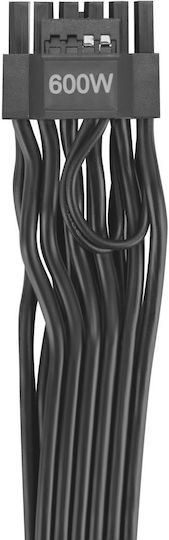 Deepcool 12+4 pin - 12+4pin 12VHPWR Cable 0.65m Μαύρο GP-PCI-E-12VHPWR - Image 2