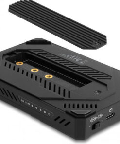 Alternative view of DeLock Θήκη για 2 Σκληρούς Δίσκους 2.5" / M.2 SATA III NVME με σύνδεση SATA 42020