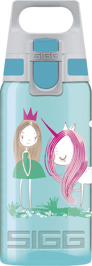 Sigg Viva One Παιδικό Παγούρι Μονόκερος Πλαστικό Non Spill Believe in Miracles 500ml 9001.60