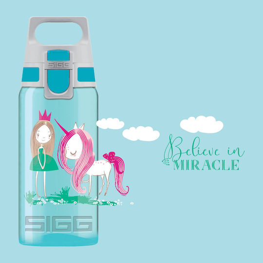 Sigg Viva One Παιδικό Παγούρι Μονόκερος Πλαστικό Non Spill Believe in Miracles 500ml 9001.60 - Image 2