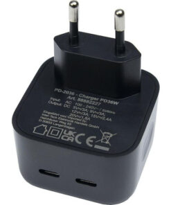 Inter-Tech 36W Power Delivery Μαύρος