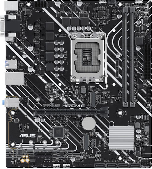 Asus Prime H610M-E-CSM Motherboard Micro ATX με Intel 1700 Socket 90MB1G10-M0EAYC - Image 4