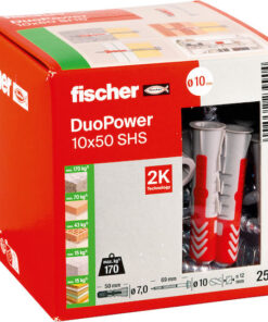 fischer Duopower S Ούπα Πλαστικό 10x50mm 25τμχ 535461