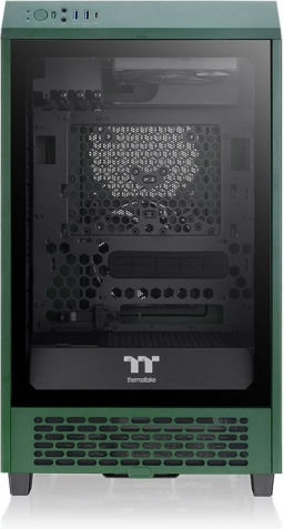Thermaltake The Tower 200 Mini Chassis Gaming Mini Tower Κουτί Υπολογιστή με Πλαϊνό Παράθυρο Racing Green - Image 2