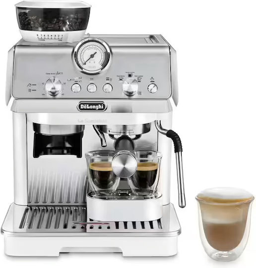 De'Longhi La Specialista Αυτόματη Μηχανή Espresso 1550W Πίεσης 15bar με Μύλο Άλεσης Λευκή - Image 2