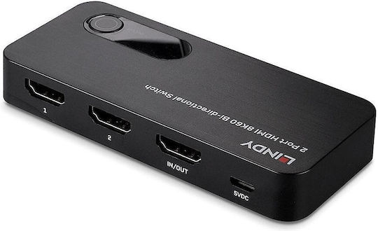 Lindy 2 Port HDMI Switch 38339 - Image 2