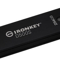 Kingston Ironkey D500s 256GB USB 3.2 Stick Μαύρο