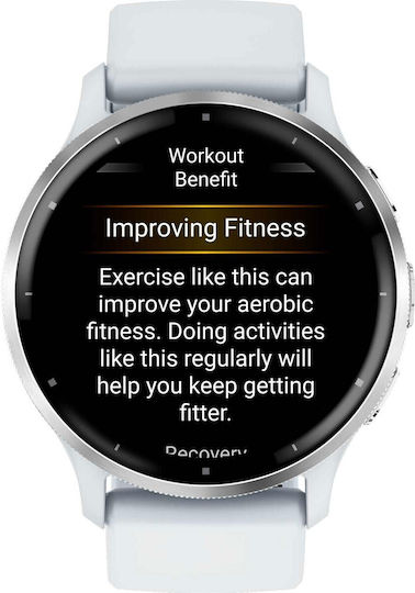 Garmin Venu 3 Stainless Steel 45mm Αδιάβροχο Smartwatch με Παλμογράφο (Silver Stainless Steel Bezel with Whitestone Case and Silicone Band) - Image 4