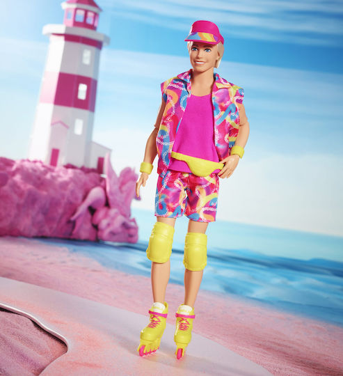 Barbie Skating Outfit Κούκλα Αγόρι Ken The Movie Ken Skating Outfit για 3+ Ετών 30εκ. HRF28 - Image 8
