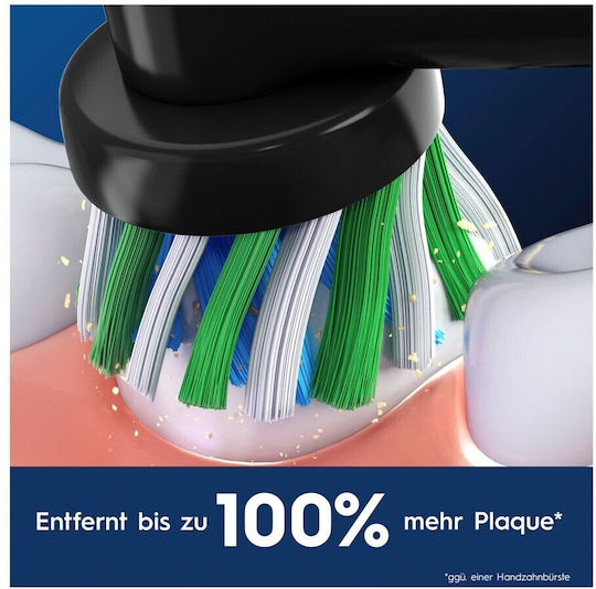 Oral-B Pro CrossAction Ανταλλακτικές Κεφαλές για Ηλεκτρική Οδοντόβουρτσα Black 860229 6τμχ - Image 3