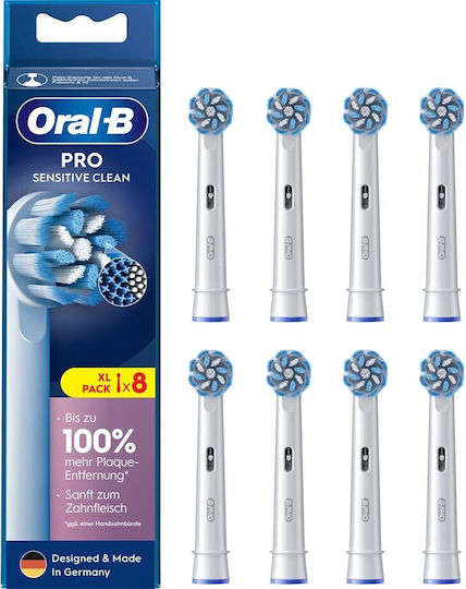 Oral-B Pro Sensitive Clean Ανταλλακτικές Κεφαλές για Ηλεκτρική Οδοντόβουρτσα BRA-860649 8τμχ - Image 2