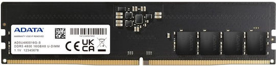 Adata DDR5 με Module 1x32GB και Ταχύτητα 4800 για Desktop AD5U480032G-S - Image 2