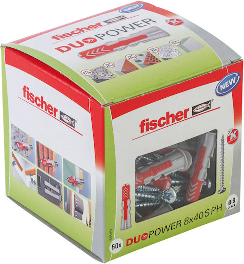 fischer Ούπα Πλαστικό 50τμχ 535464