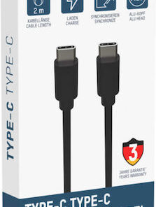 Alternative view of Ansmann USB 2.0 Cable USB-C male - USB-C 60W Μαύρο 2m (1700-0122)