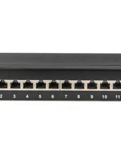 Alternative view of Digitus Patch Panel Shielded για Rack 1U 10" 12 Θυρών Μαύρο DN-91612S-EA