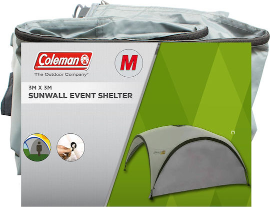 Coleman Event Shelter Pro M Side Wall Σκίαστρο Παραλίας Γκρι 300x300εκ. 2000028642 - Image 4