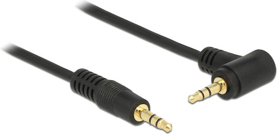DeLock Καλώδιο 3.5mm male - 3.5mm male Μαύρο 1m (83754) - Image 3