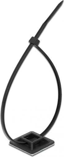 DeLock Cable Tie Mount Δεματικά Καλωδίων 300x4.8mm Μαύρο 10τμχ 18831 - Image 2