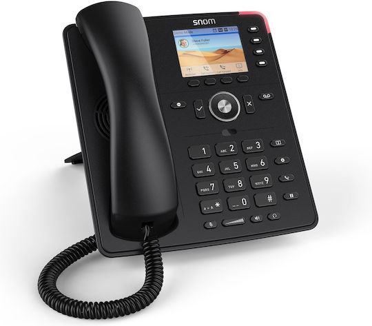 Snom D713 Ενσύρματο Τηλέφωνο IP 6 γραμμών Μαύρο - Image 2
