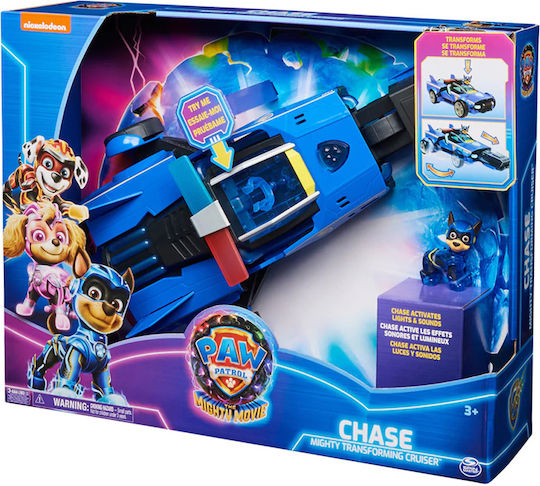 Spin Master The Mighty Movie Αυτοκινητάκι Chase Mighty Transforming Cruiser για 3+ Ετών - Image 7